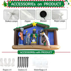 Sevair Deco 8FT LED Inflatable Nativity Scene 7