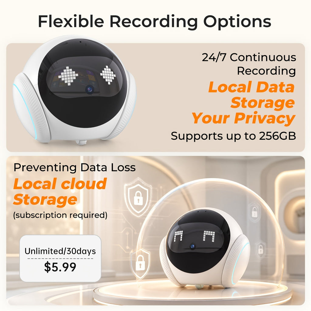 Sevair Deco AI Home Patrol Robot Camera 11