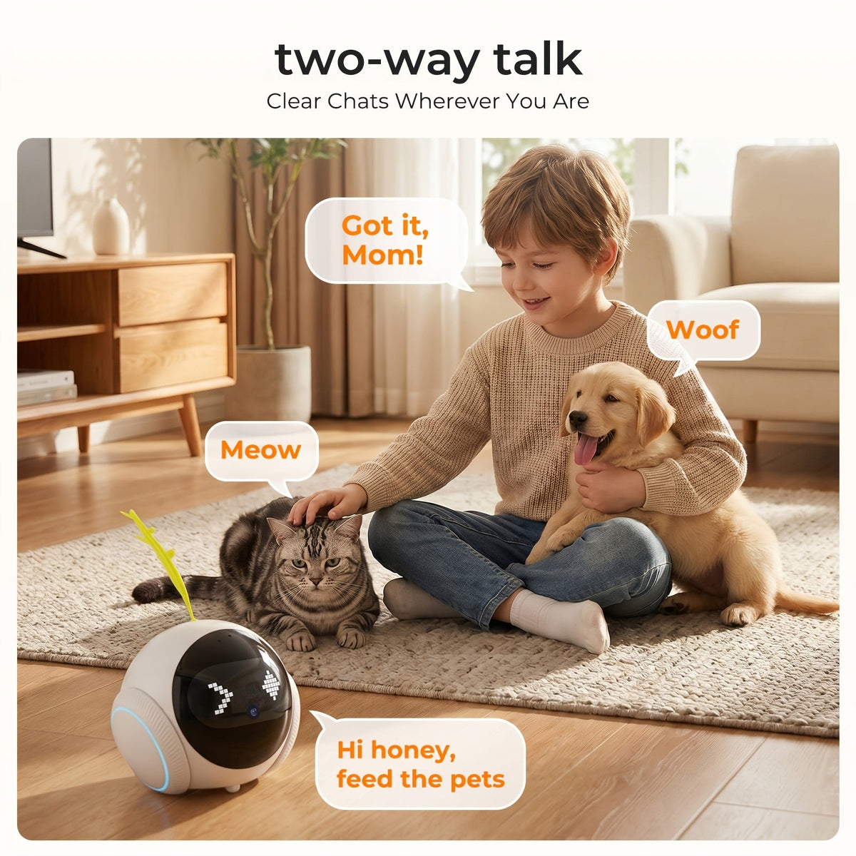 Sevair Deco AI Home Patrol Robot Camera 5