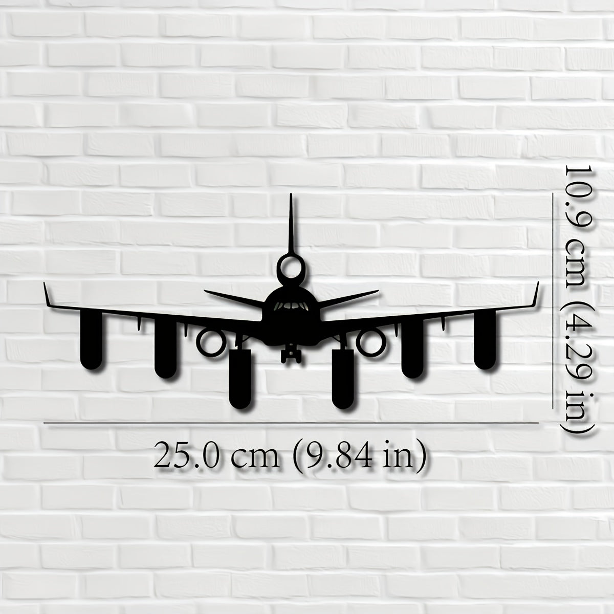 Sevair Deco Airplane Wall Key Holder with 6 Hooks 7