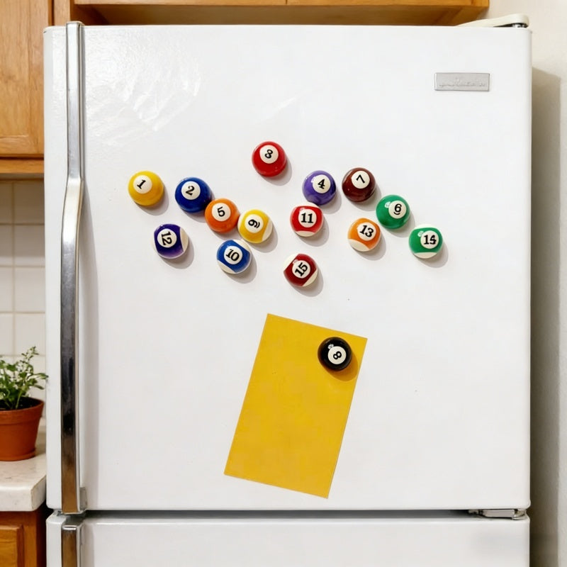 Sevair Deco Billiard Fridge Magnets 5