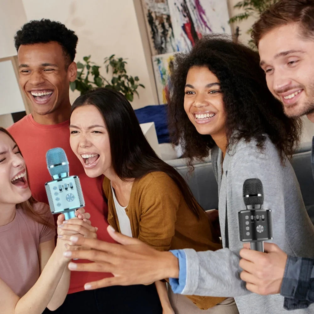 Sevair Deco Bluetooth Karaoke Microphone with Speaker 5