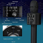 Sevair Deco Bluetooth Karaoke Microphone with Speaker 7