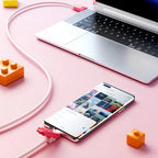 Sevair Deco Building Block Charging Cable desk lifestyle