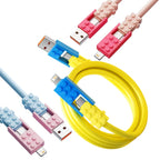 Sevair Deco Building Block Charging Cable yellow coil