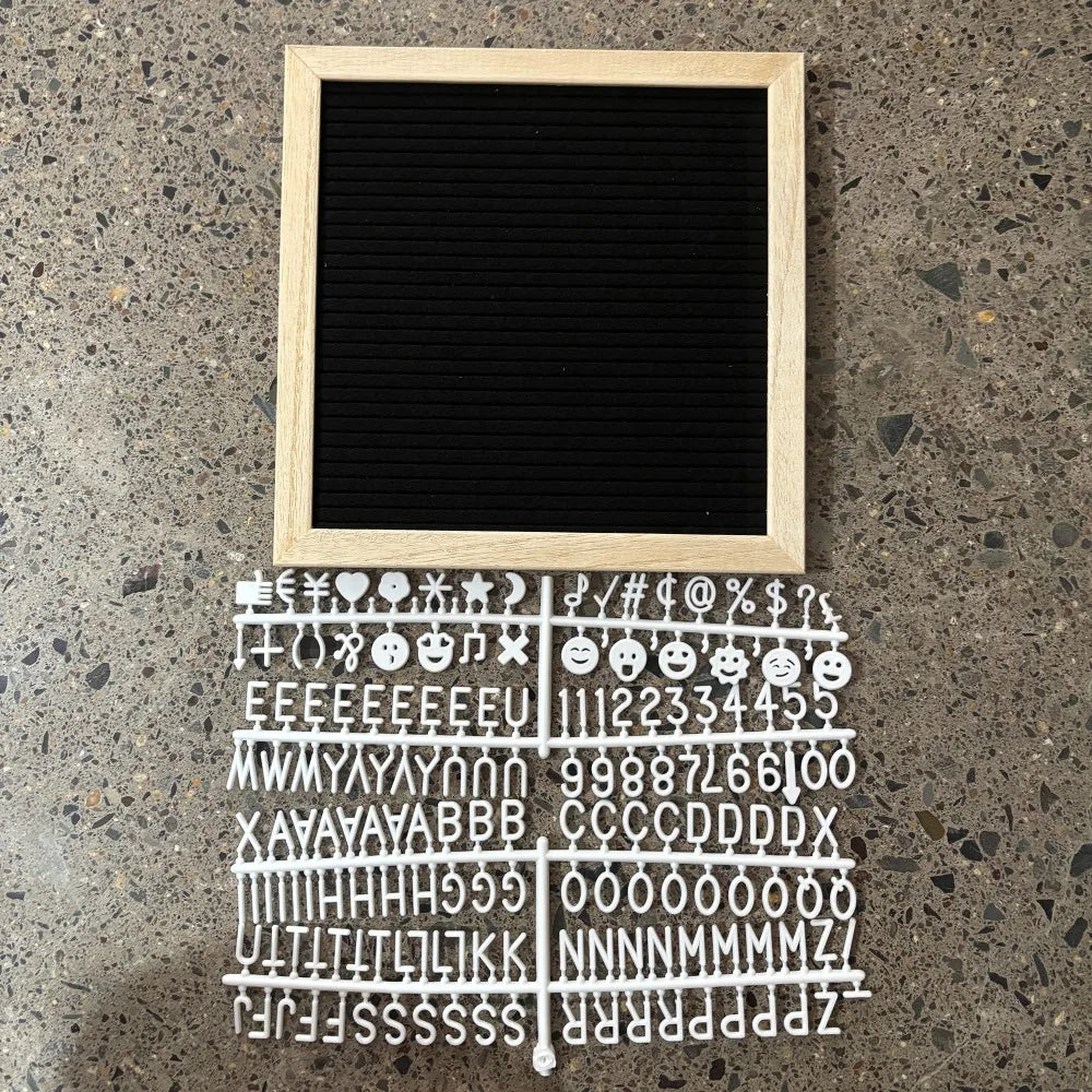 Sevair Deco Changeable Felt Letter Board 7