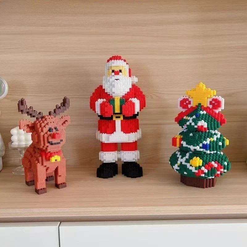 Sevair Deco Christmas Building Block Set for Holiday Decor full set