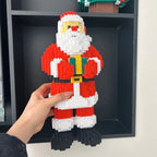 Sevair Deco Christmas Building Block Set for Holiday Decor santa display