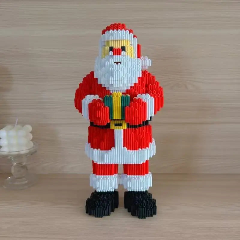 Sevair Deco Christmas Building Block Set for Holiday Decor santa front