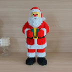 Sevair Deco Christmas Building Block Set for Holiday Decor santa front