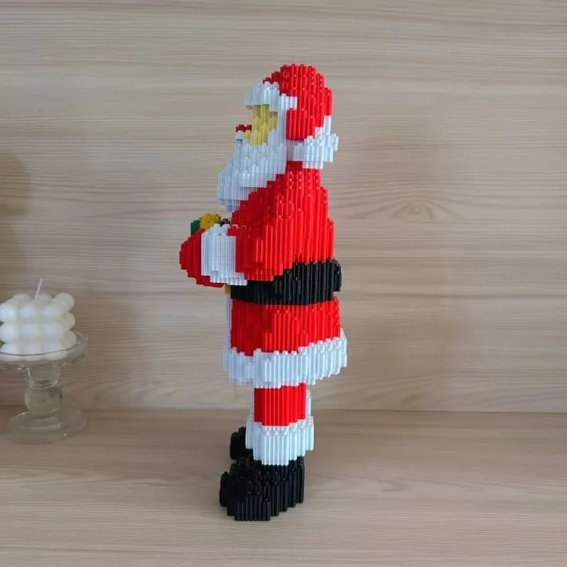 Sevair Deco Christmas Building Block Set for Holiday Decor santa left