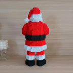 Sevair Deco Christmas Building Block Set for Holiday Decor santa rear