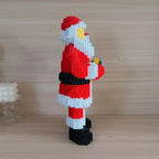 Sevair Deco Christmas Building Block Set for Holiday Decor santa right