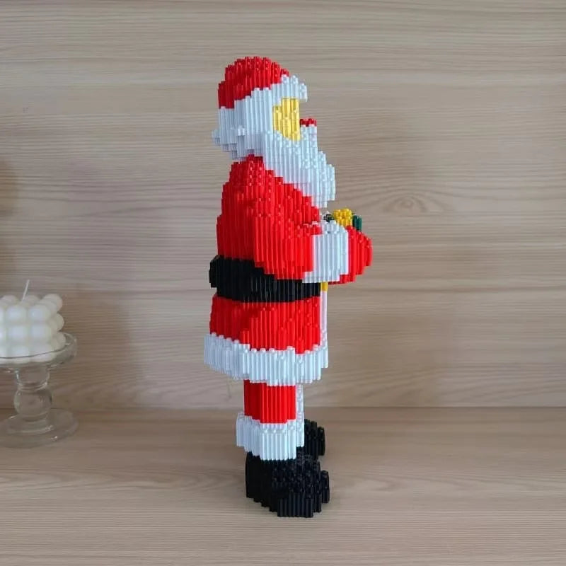 Sevair Deco Christmas Building Block Set for Holiday Decor santa right