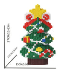 Sevair Deco Christmas Building Block Set for Holiday Decor tree dimensions