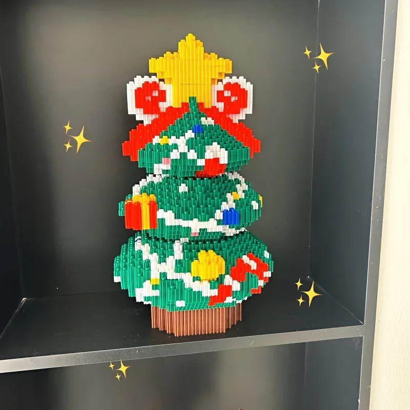 Sevair Deco Christmas Building Block Set for Holiday Decor tree display