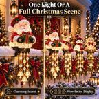 Sevair Deco Christmas Character Porch Railing Lights display ideas