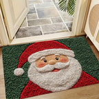 Sevair Deco Christmas Doormat with Santa or Reindeer santa entryway