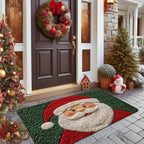 Sevair Deco Christmas Doormat with Santa or Reindeer santa porch