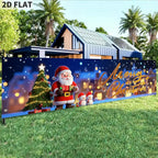 Sevair Deco Christmas Fence Banner 79 Inch 7