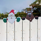 Sevair Deco Christmas Fence Peekers 2 Piece Set 7