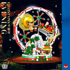 Sevair Deco Christmas Ferris Wheel Building Blocks Set LED display