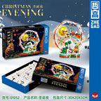 Sevair Deco Christmas Ferris Wheel Building Blocks Set packaging details