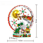 Sevair Deco Christmas Ferris Wheel Building Blocks Set product dimensions