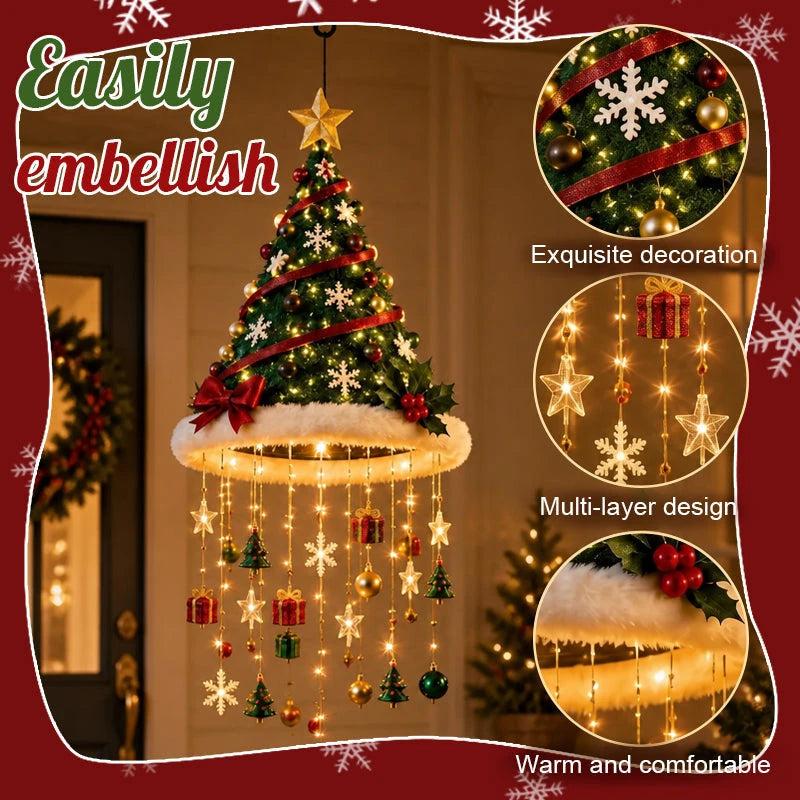 Sevair Deco Christmas Hat Pendant Light tree details