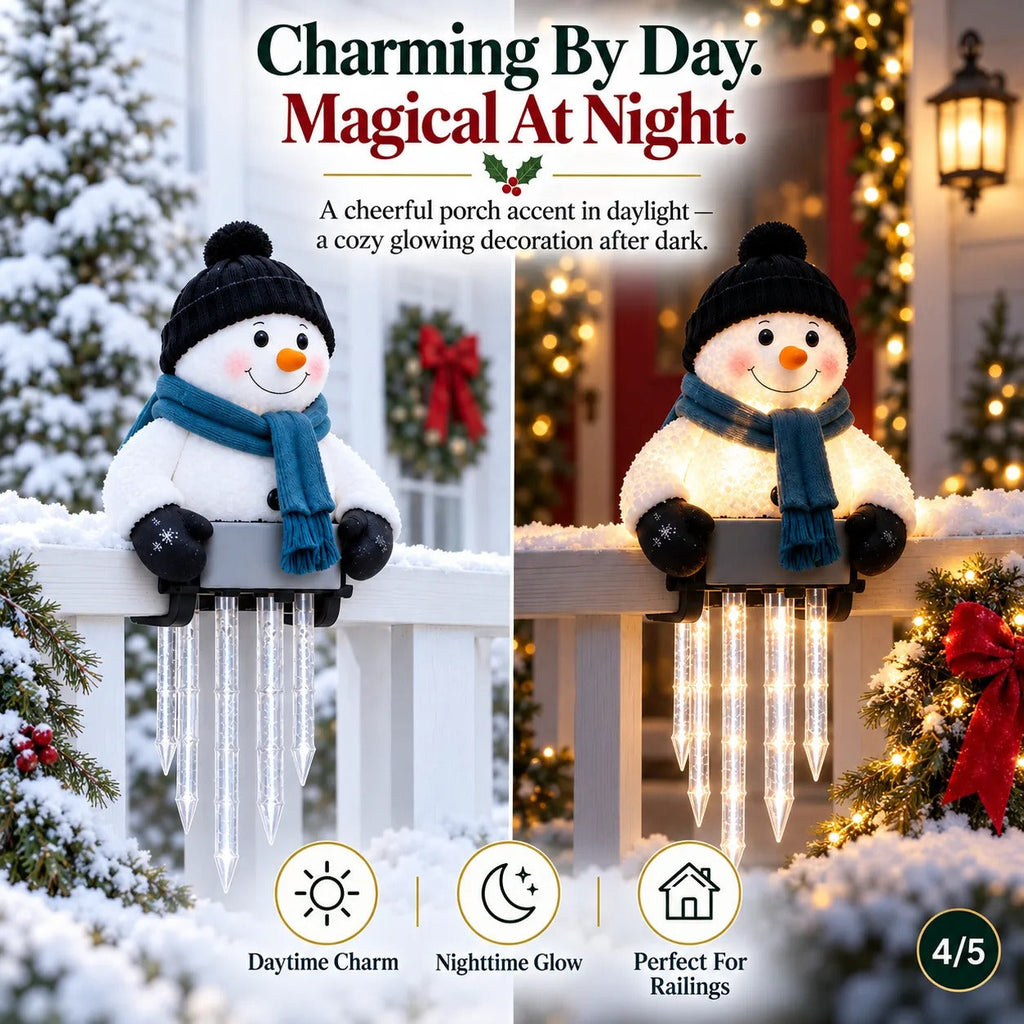 Sevair Deco Christmas Icicle Lights day night