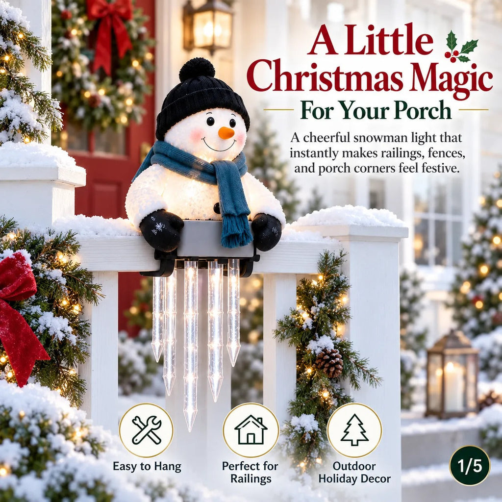 Sevair Deco Christmas Icicle Lights holiday porch