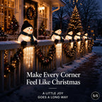 Sevair Deco Christmas Icicle Lights railing lights