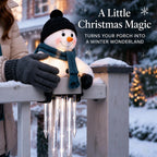 Sevair Deco Christmas Icicle Lights snowman display