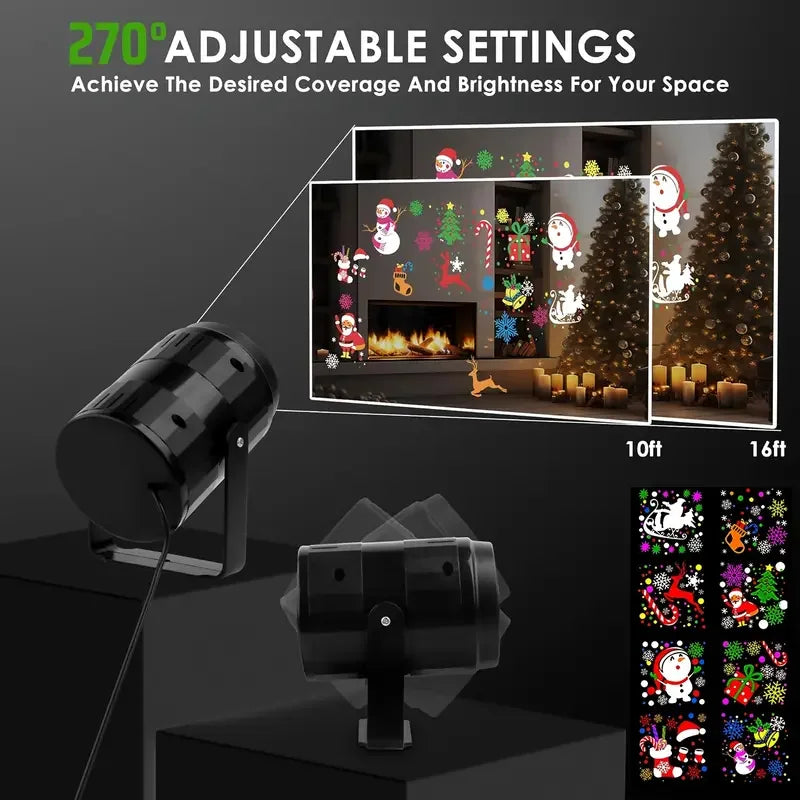 Sevair Deco Christmas Lights Projector for Indoor Decor 7