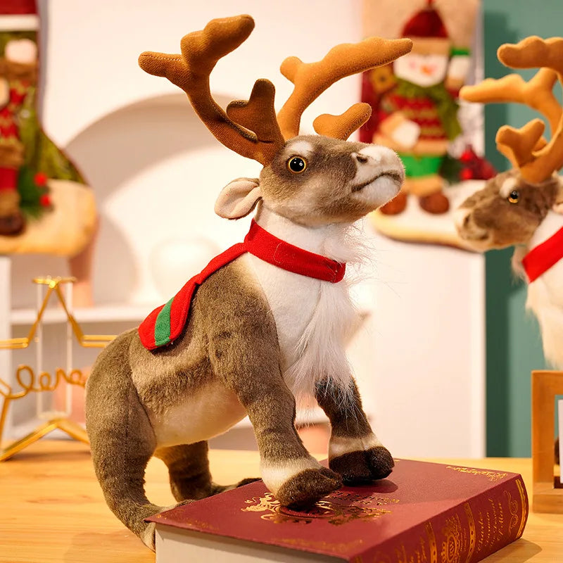 Sevair Deco Christmas Reindeer Stuffed Animal 02