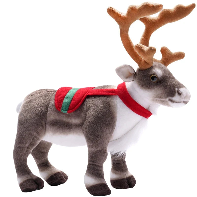 Sevair Deco Christmas Reindeer Stuffed Animal 07