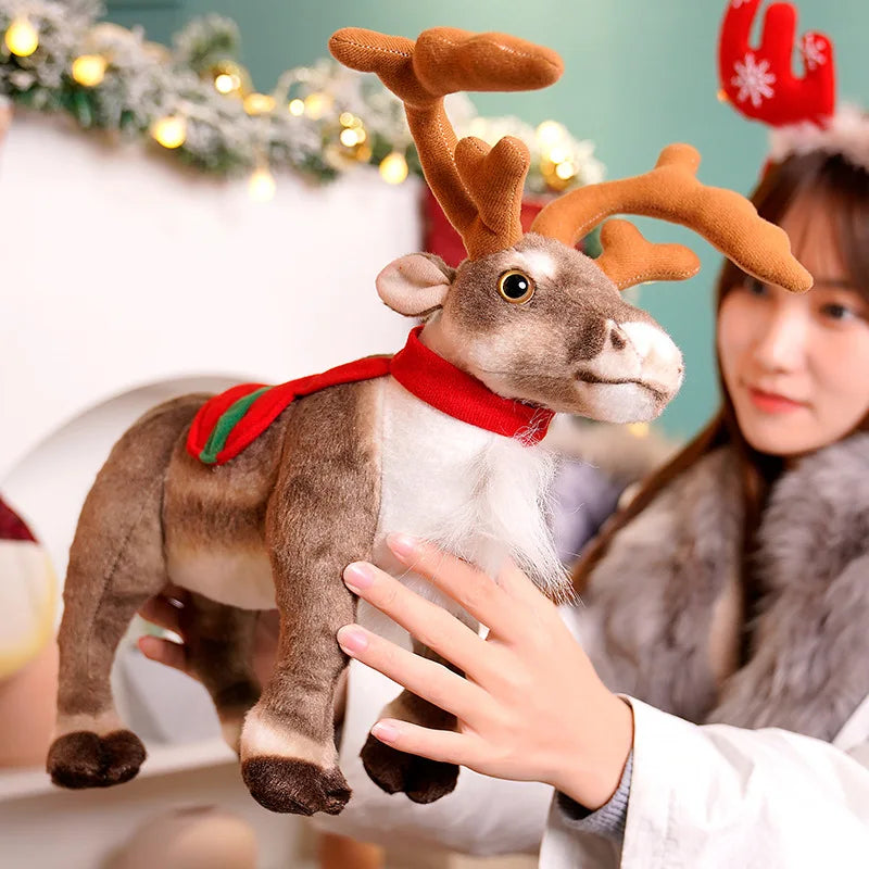 Sevair Deco Christmas Reindeer Stuffed Animal 08