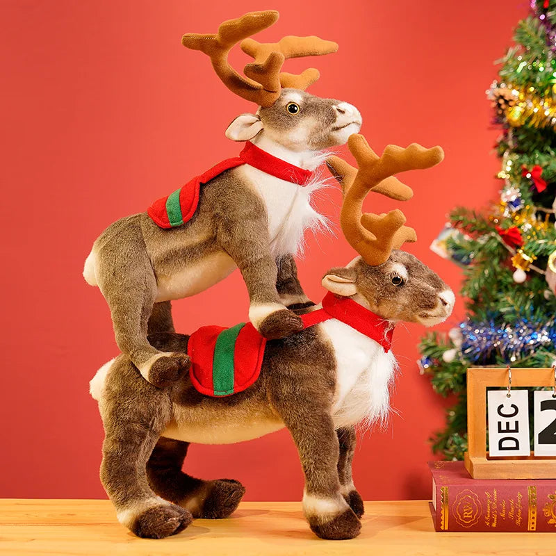 Sevair Deco Christmas Reindeer Stuffed Animal 09