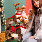 Sevair Deco Christmas Reindeer Stuffed Animal 10
