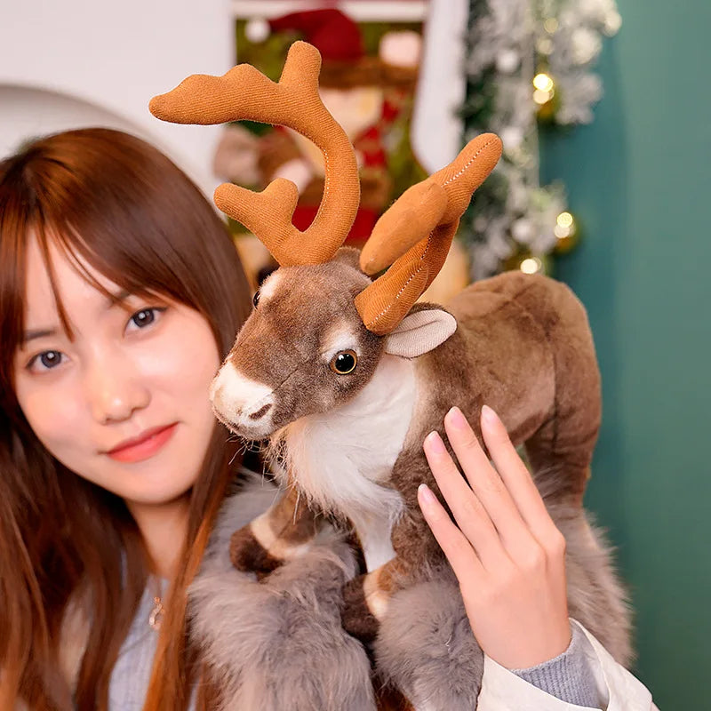 Sevair Deco Christmas Reindeer Stuffed Animal 17