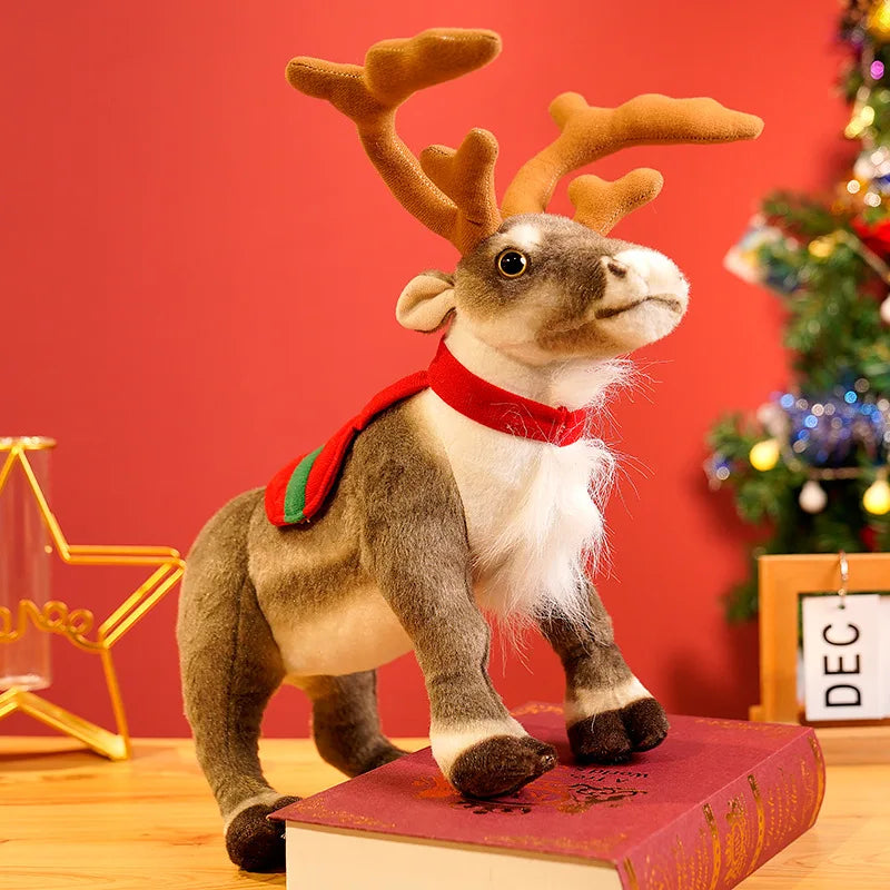 Sevair Deco Christmas Reindeer Stuffed Animal 18