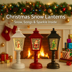 Sevair Deco Christmas Snow Lanterns with Music 1