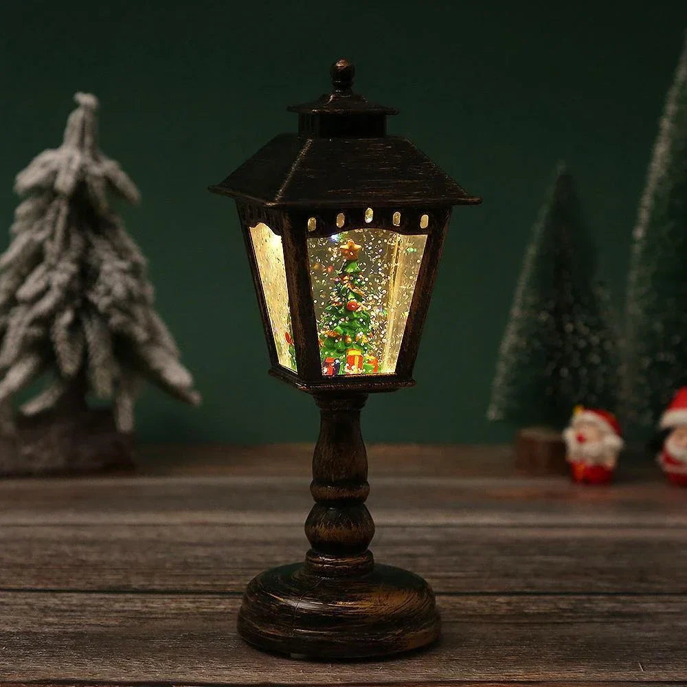 Sevair Deco Christmas Snow Lanterns with Music 10