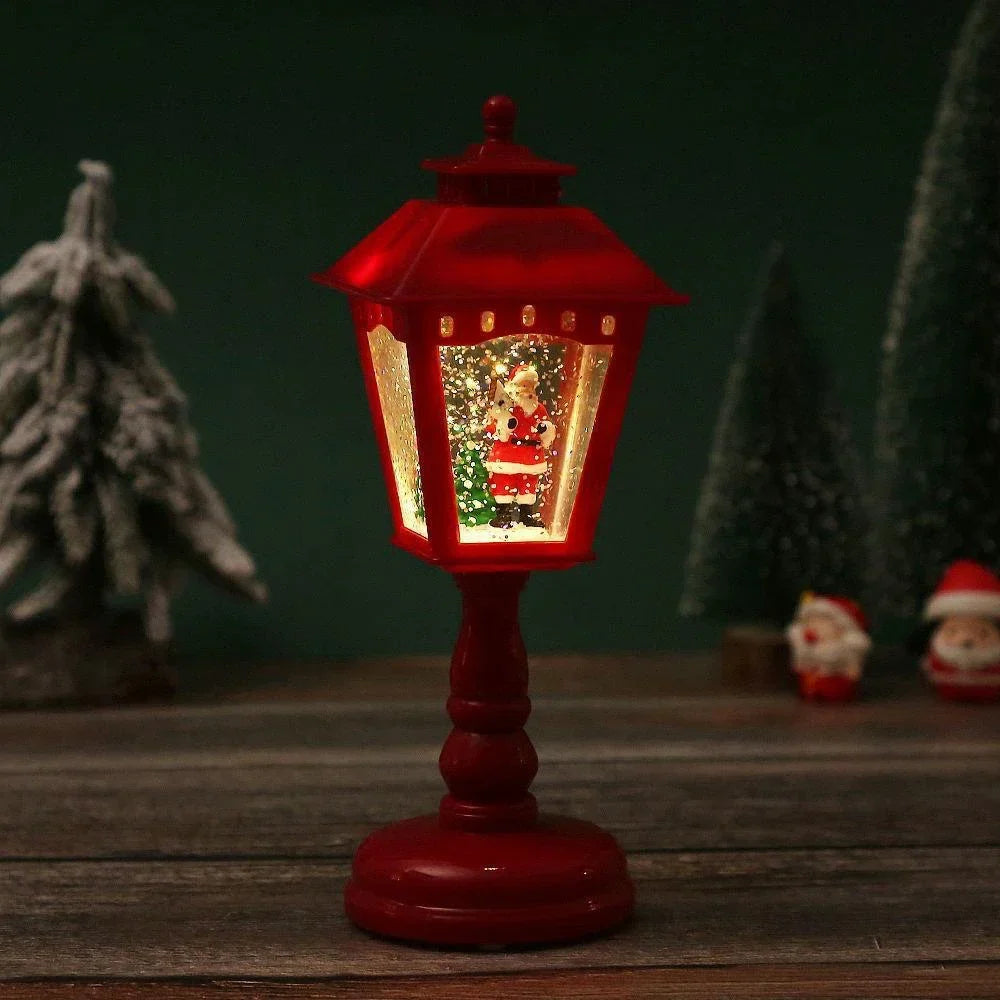 Sevair Deco Christmas Snow Lanterns with Music 4