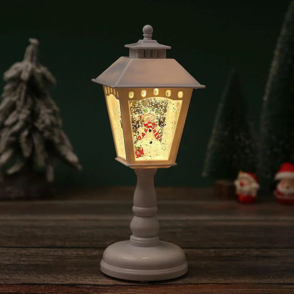 Sevair Deco Christmas Snow Lanterns with Music 5