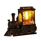 Sevair Deco Christmas Train Lantern with Warm LED Glow 05