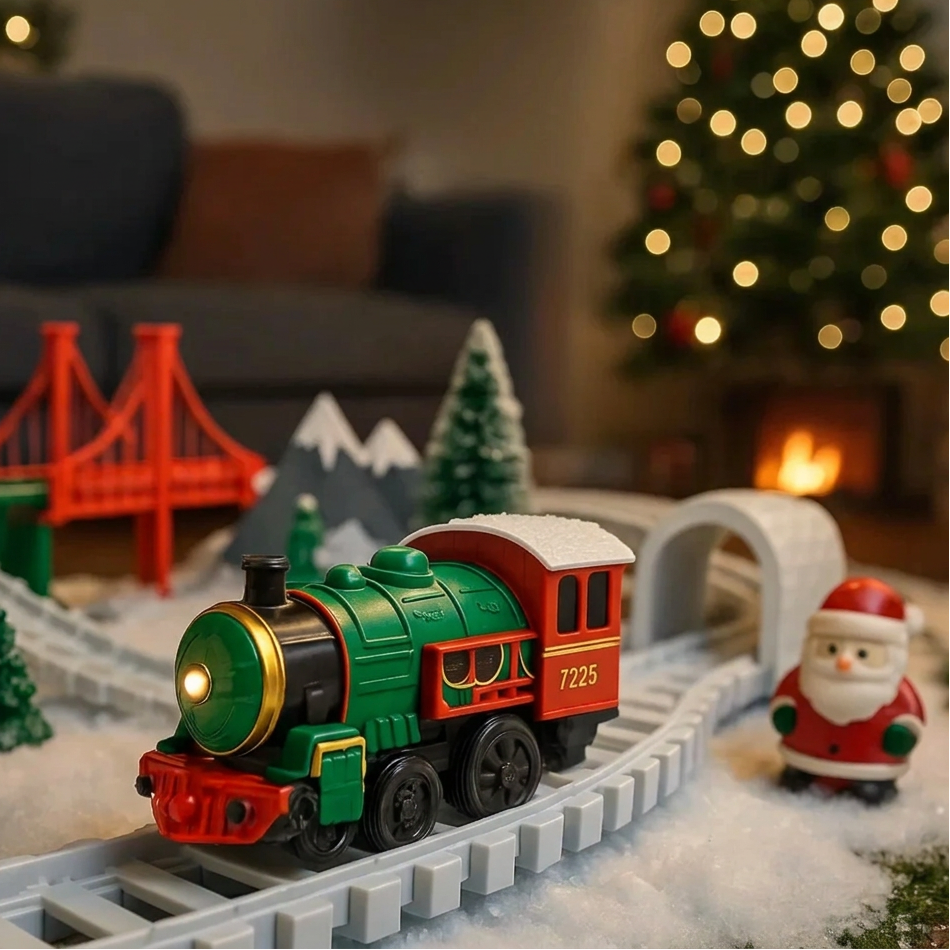 Sevair Deco Christmas Train Track Set 1