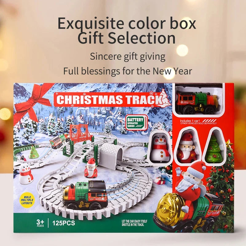 Sevair Deco Christmas Train Track Set 10