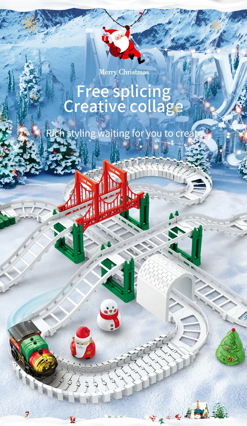 Sevair Deco Christmas Train Track Set 15