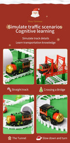 Sevair Deco Christmas Train Track Set 19